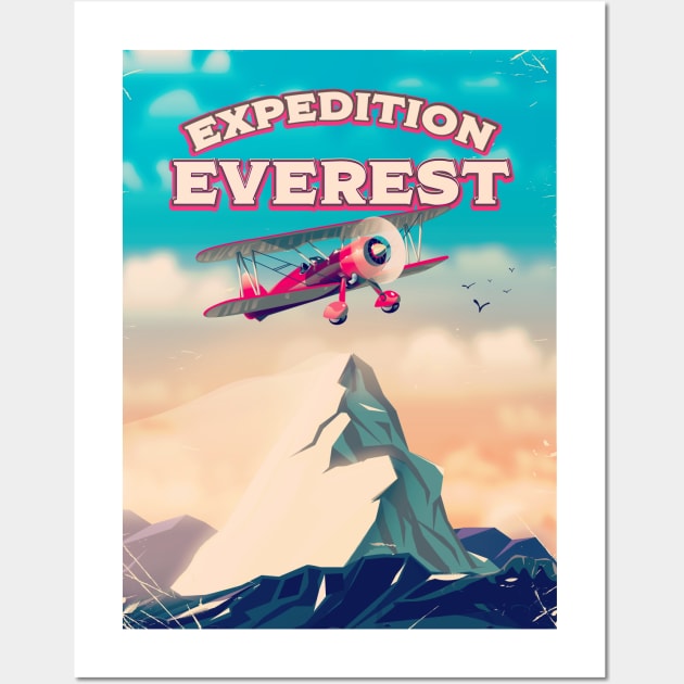 Expedition Everest Travel poster Wall Art by nickemporium1